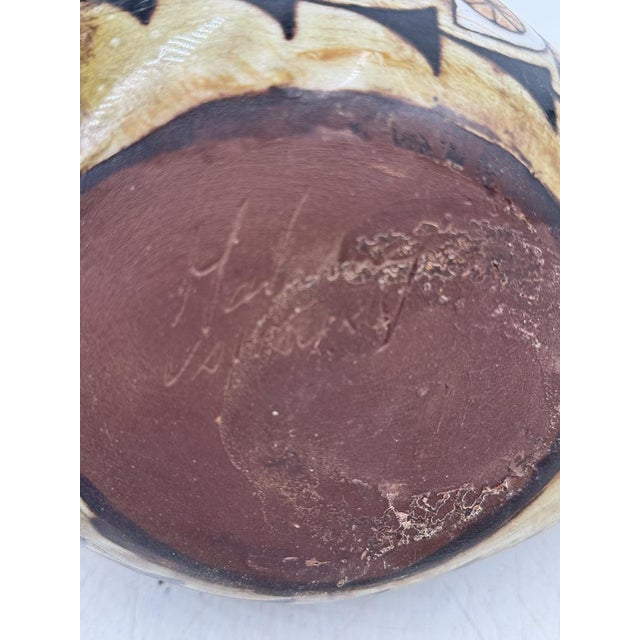 1970s Sunfish Shaped Flower Vase by Jean Claude Malarmey for Vallauris 1970s For Sale - Image 5 of 10