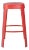 RS Barcelona Ombra Indoor/Outdoor Bar Stool, Red For Sale