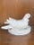 Meiselman Imports Vintage Italian Ceramic Dove Figurine Attributed to Meiselman – Hand-Painted Lovebirds in Nest For Sale - Image 4 of 8