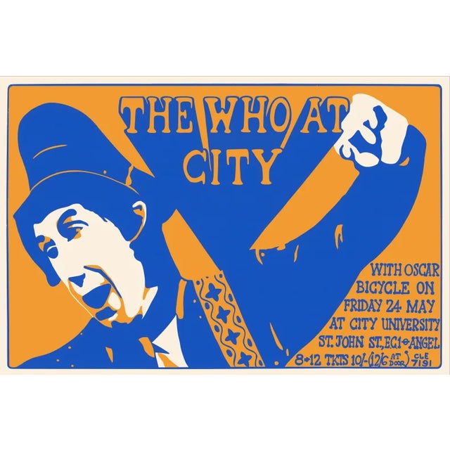 2021 Masters of Serigraphy, Individual Print, the Who at City, Brian Burns For Sale