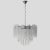Murano Clear Glass Tronchi Chandelier, 1980s For Sale - Image 3 of 5