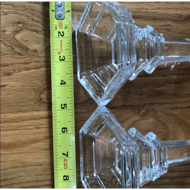 2 Tiffany & Co candlesticks 4 1/2” x 8”