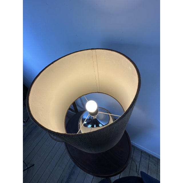 1970s Vintage Cork and Chrome Lamp, 1970s For Sale - Image 5 of 11