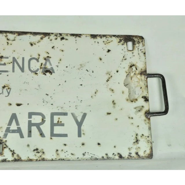 Train Directional Poster, Spain and Portugal, 1960s For Sale - Image 4 of 8