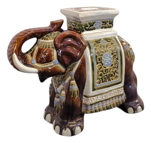 Elephant Ceramic Saddle