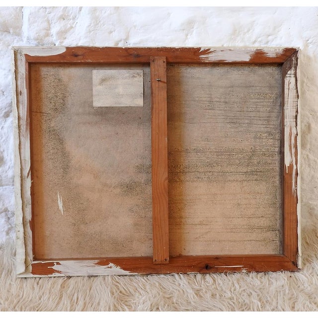 Black Fernand Rivière, Abstract Painting, 1975, Oil on Canvas For Sale - Image 8 of 11