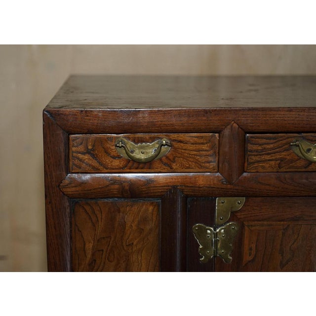 Korean Scholars Side Tables with Drawers, 1950s, Set of 2 For Sale - Image 4 of 18