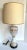 Pair of 1950's Fiorentine Italian Neo-Classical Porcelain Lamps For Sale - Image 10 of 13
