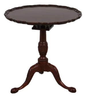 Henkel Harris Mahogany Tilt Top Pie Crust Table