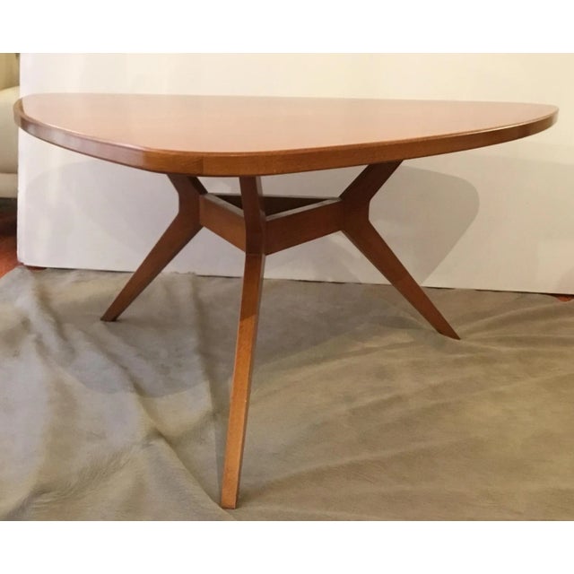 2010s Mid-Century Modern Style Selva Co. Grace Wood Cocktail Table For Sale - Image 5 of 5