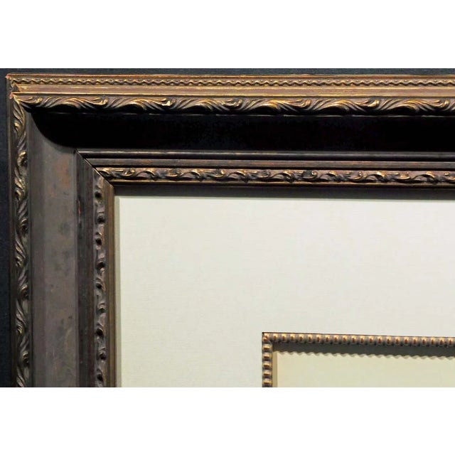 Paper g.h Rothe "Shelter" Artwork Tree Framed Hand Signed Limited Edition Paper For Sale - Image 7 of 7