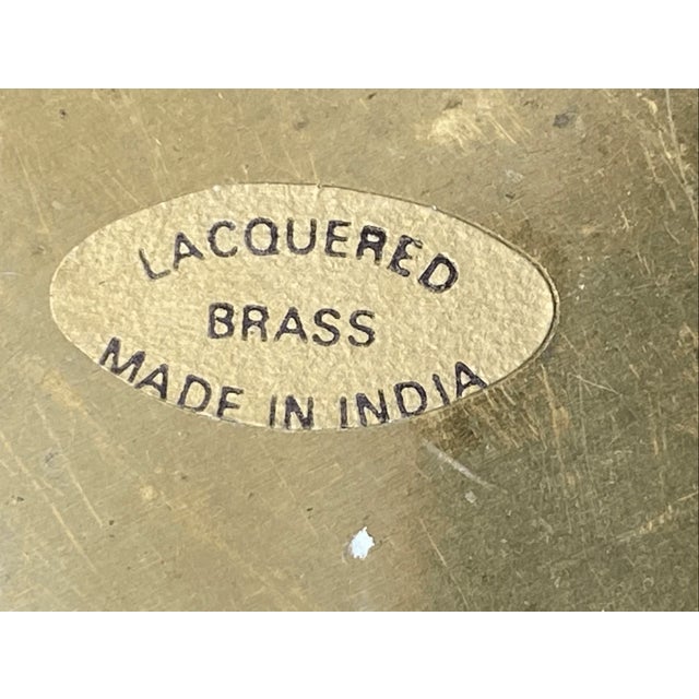 Mid 20th Century Vintage French Style Lacquered Brass Wall Sconce For Sale - Image 5 of 8