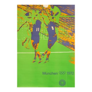 1972 Munich Olympics Poster - Volleyball For Sale