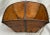 Brown Antique Elm Wood Gathering Basket With Original Iron Details For Sale - Image 8 of 12
