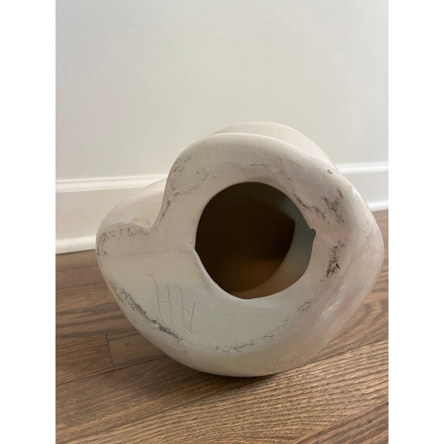 1980s Postmodern Ceramic Sculpture Signed Ah For Sale In Chicago - Image 6 of 7
