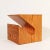 Mid-Century Modern Sculptural Side Table in Pine Wood, 1970s For Sale - Image 3 of 12