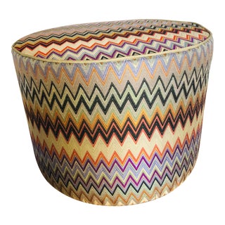 Modern 21st Century Missoni Pouf For Sale