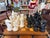 Large Staunton Style Wooden Chess Set With Matching Wood Inlaid Board For Sale - Image 9 of 9