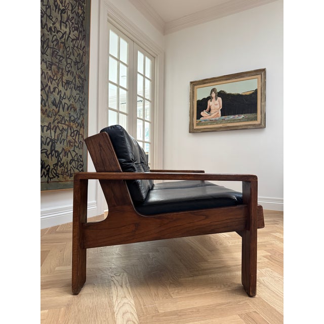 Mid-Century Modern Esko Pajamies for Asko, "Bonanza" Settee & Side Table, 1960s (Set) For Sale - Image 3 of 13