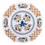 Blooming Sunset Pagoda Melamine Salad Plates, Set of 4 For Sale