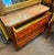 Stone French Louis XV Marble Top Commode Chest – Floral Marquetry With Bronze Hardware For Sale - Image 7 of 7