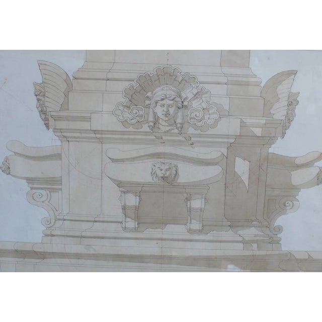 Industrial Architectural Rendering by Felice Manlio For Sale - Image 3 of 4