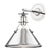 Hudson Valley Lighting Mark D. Sikes Metal No.2 1-Light Wall Sconce, Polished Nickel For Sale