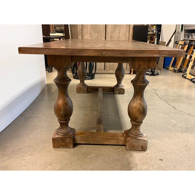 Restoration Hardware Restoration Hardware 17th Century Priory Rectangular Dining Table For Sale - Image 4 of 12