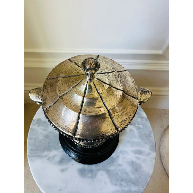 Vintage 1959 Madrid - Silver Trophy on Wood Plinth For Sale In Los Angeles - Image 6 of 13