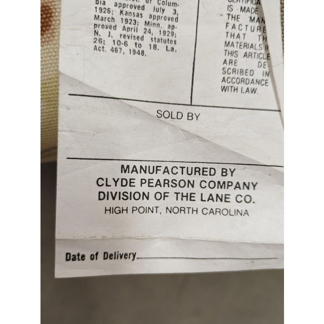 1990s Modern Upholstered Parsons Armchairs by Clyde Peasron - Set of 2 For Sale - Image 12 of 12