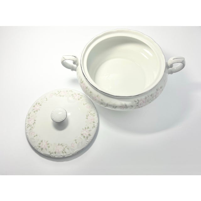 1980s Sheffield “Classic, 501” 8-Piece Bone China Dinnerware Serving Hostess Set For Sale - Image 12 of 12