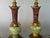 Chinoiserie 1940s Chinoiserie Table Lamps Featuring Onyx and Marble, Gilded Metal Fittings - a Pair For Sale - Image 3 of 6