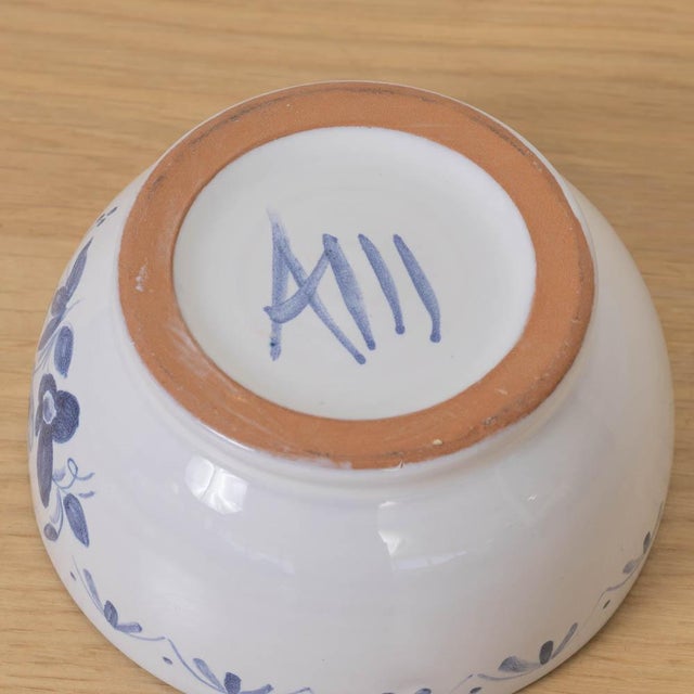 Ceramic 1950s Petite French Painted Bowl For Sale - Image 7 of 7