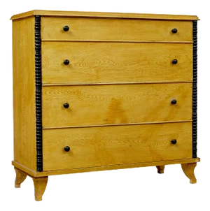 Swedish Painted Chest in Pine, 1870