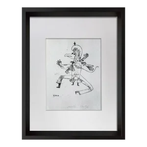 Paul Klee Lithograph Ltd Edition “Buffoonery(Narretei) " W/Frame Included