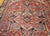 Red 19th Century Persian Heriz Serapi Rug, Hand-Knotted Wool, Geometric Pattern, Red & Green Vegetable Dyes, 9x12 For Sale - Image 8 of 13