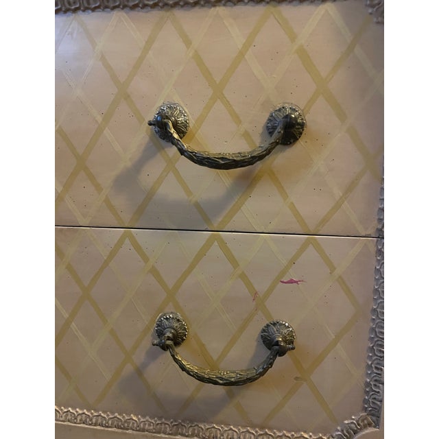 Vintage Royal Furniture Co. French Provincial Cane Armoire / Linen Press For Sale - Image 12 of 12