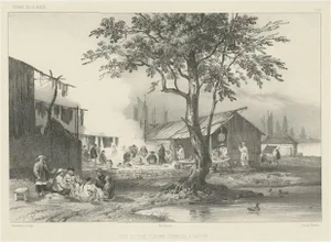 A.N. Vaillant, Street Kitchen in Guangzhou in China, 1850, Paper