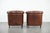 Club Chairs in Cowhide Leather, Set of 2 For Sale - Image 3 of 14