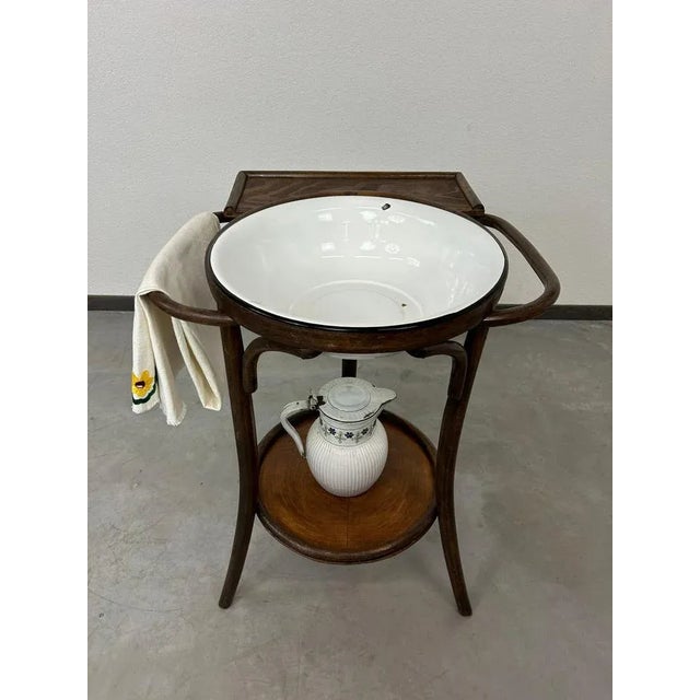 Vintage Washstand from Thonet, 1920s For Sale - Image 3 of 9