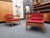 A very rare armchairs by jørgen bækmark of denmark. a beautifully designed piece from the 1960s. the seat and back...