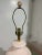 1980 Lily Floral Sculpture Plaster Pink Floor Lamp For Sale - Image 4 of 10