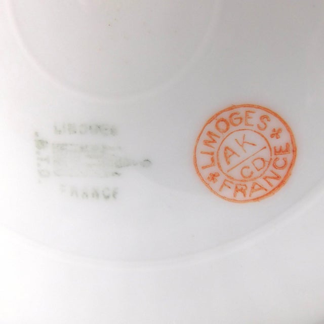 1900s Gorgeous Alfred Klingenberg Charles Dwenger Limoges Serving Bowl For Sale - Image 9 of 9