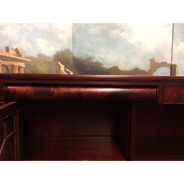 Antique Mahogany Bookcase, Empire Revival Bookcase For Sale - Image 11 of 17