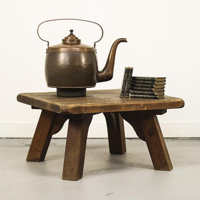 Extremely Large 19th Century Hammered Copper Teapot with Patina For Sale - Image 12 of 12