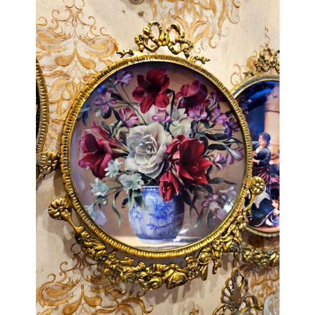 Add timeless European elegance to your home with this exquisite French-style porcelain wall plaque. Featuring a stunning...