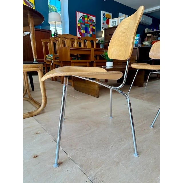 Set of 4 Eames DCM Dining Chairs for Herman Miller For Sale - Image 11 of 11