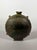 Green glazed earthenware gourd used by nomadic horsemen, China, Tang Dynasty (618-907) For Sale