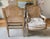 Beige Gilded Fauteuil Louis XVI Armchairs, Set of 2 For Sale - Image 8 of 18