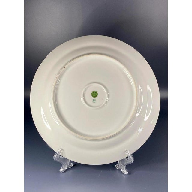Large Porcelain Plate from R.S. Limoges, France, 1900-1920 For Sale - Image 10 of 12